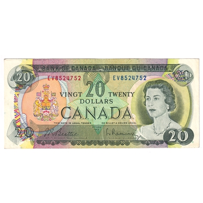BC-50a 1969 Canada $20 Beattie-Rasminsky, EV, EF