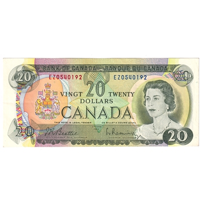 BC-50a 1969 Canada $20 Beattie-Rasminsky, EZ, EF