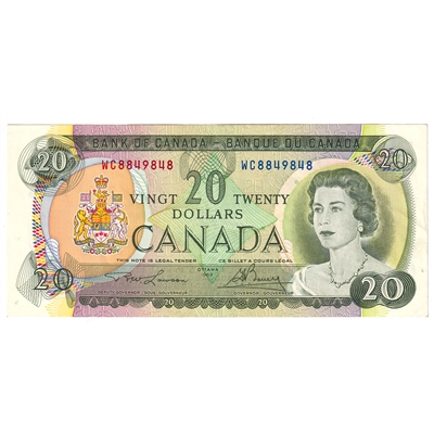 BC-50b 1969 Canada $20 Lawson-Bouey, WC, AU