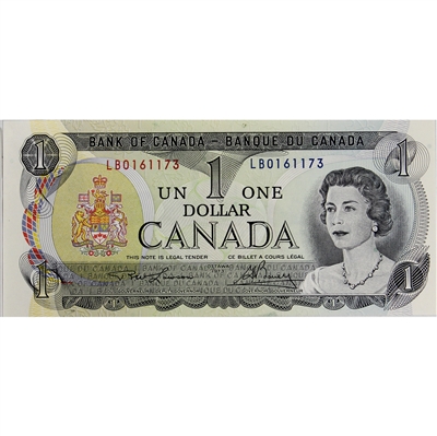 BC-46a 1973 Canada $1 Lawson-Bouey, LB, UNC