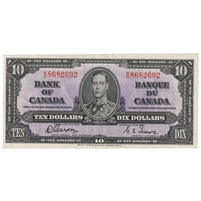 BC-24b 1937 Canada $10 Gordon-Towers, K/D, EF