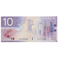 BC-63aA 2000 Canada $10 Knight-Thiessen, FDZ (9.000-9.600), VF