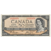 BC-34b 1954 Canada $50 Beattie-Coyne, Devil's Face, A/H, VF