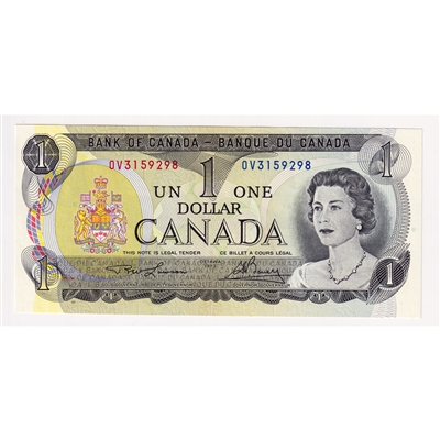 BC-46a 1973 Canada $1 Lawson-Bouey, OV, UNC