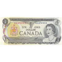 BC-46aA 1973 Canada $1 Lawson-Bouey, *AL, AU-UNC