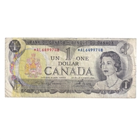 BC-46aA 1973 Canada $1 Lawson-Bouey, *AL, F