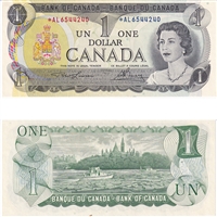 BC-46aA 1973 Canada $1 Lawson-Bouey, *AL, UNC