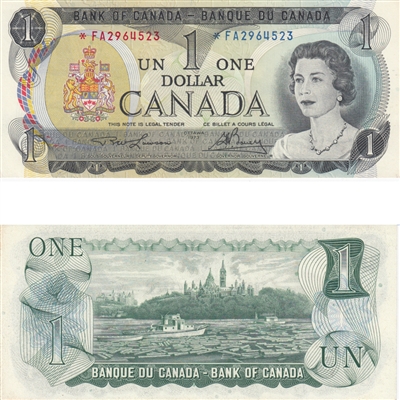 BC-46aA 1973 Canada $1 Lawson-Bouey, *FA, UNC