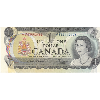 BC-46aA 1973 Canada $1 Lawson-Bouey, *FG, CUNC