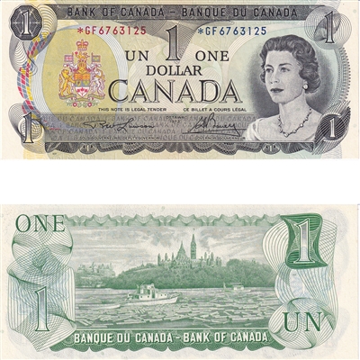 BC-46aA 1973 Canada $1 Lawson-Bouey, *GF, CUNC