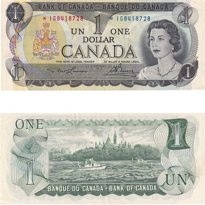 BC-46aA 1973 Canada $1 Lawson-Bouey, *IG, EF-AU