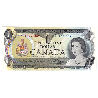 BC-46aA 1973 Canada $1 Lawson-Bouey, *IL, EF