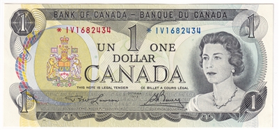 BC-46aA 1973 Canada $1 Lawson-Bouey, *IV, AU