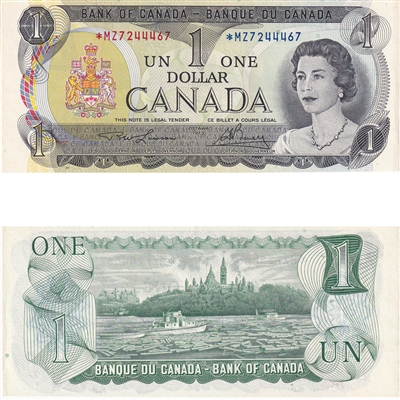 BC-46aA 1973 Canada $1 Lawson-Bouey, *MZ, AU-UNC