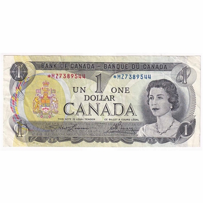 BC-46aA 1973 Canada $1 Lawson-Bouey, *MZ, VF