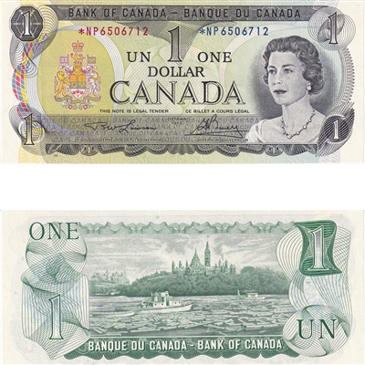 BC-46aA 1973 Canada $1 Lawson-Bouey, *NP, AU-UNC