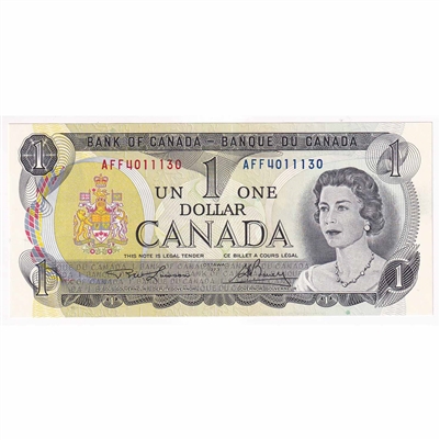 BC-46a-i 1973 Canada $1 Lawson-Bouey, AFF, Litho, CUNC