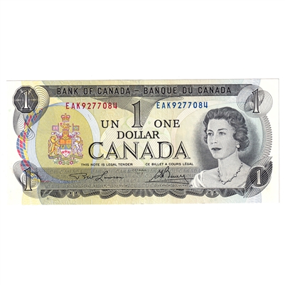 BC-46a-i 1973 Canada $1 Lawson-Bouey, EAK, Litho, AU-UNC