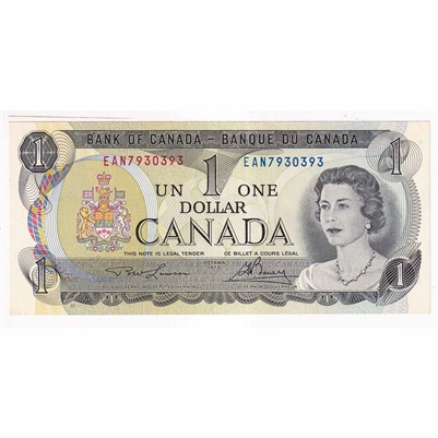 BC-46a-i 1973 Canada $1 Lawson-Bouey, EAN, CUNC