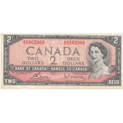 BC-38b 1954 Canada $2 Beattie-Rasminsky, A/G, VF