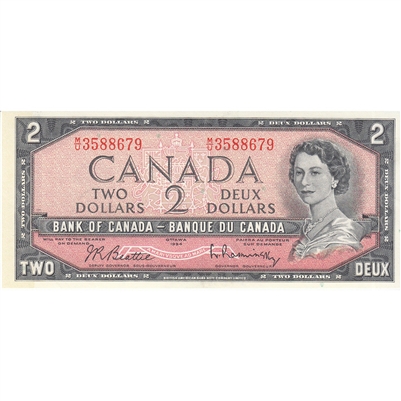 BC-38b 1954 Canada $2 Beattie-Rasminsky, M/U, UNC