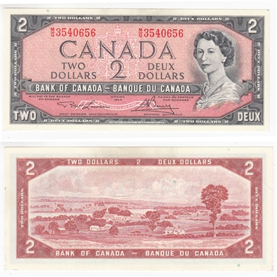 BC-38d 1954 Canada $2 Lawson-Bouey, M/G, UNC