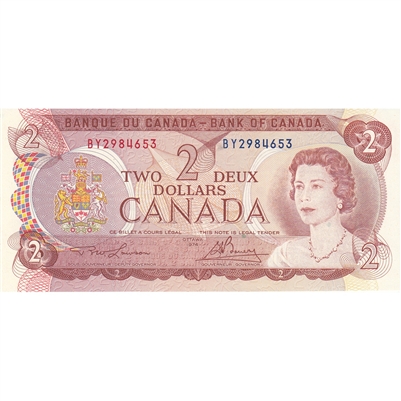 BC-47a 1974 Canada $2 Lawson-Bouey, BY, CUNC