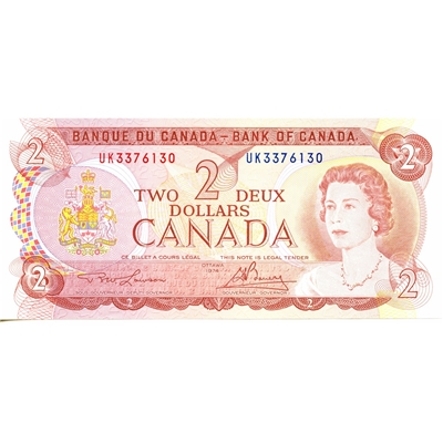 BC-47a 1974 Canada $2 Lawson-Bouey, UK, AU-UNC