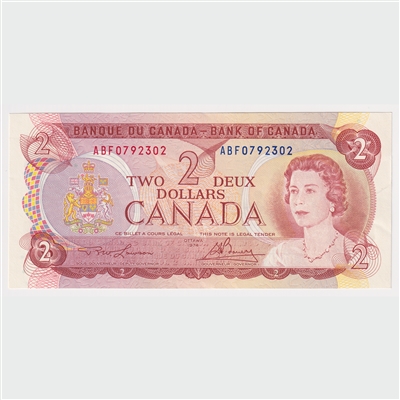 BC-47a-i 1974 Canada $2 Lawson-Bouey, ABF, AU-UNC