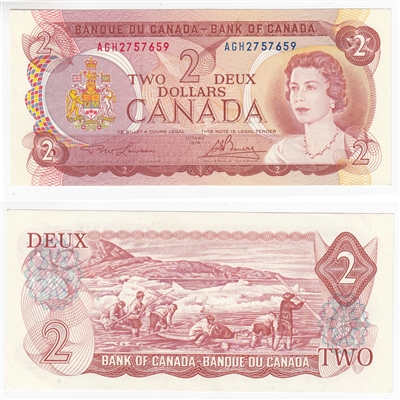 BC-47a-i 1974 Canada $2 Lawson-Bouey, AGH, AU