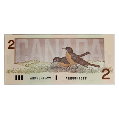 BC-55a 1986 Canada $2 Crow-Bouey, ARM, UNC