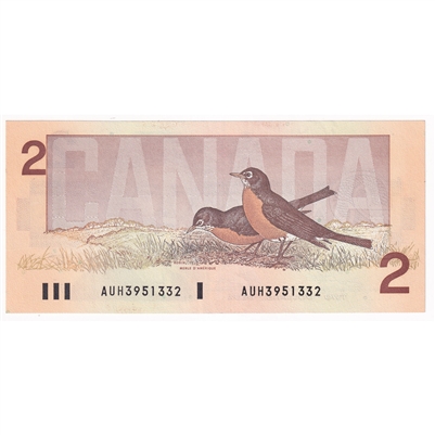 BC-55a 1986 Canada $2 Crow-Bouey, AUH, AU