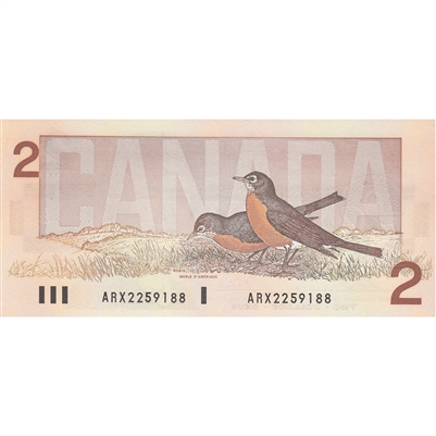 BC-55bA 1986 Canada $2 Thiessen-Crow, ARX above 1.4M, CUNC