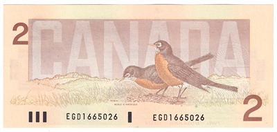 BC-55b-i 1986 Canada $2 Thiessen-Crow, EGD, CUNC