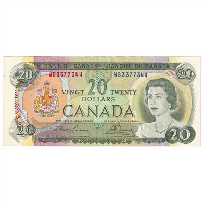 BC-50b 1969 Canada $20 Lawson-Bouey, WB, Circ