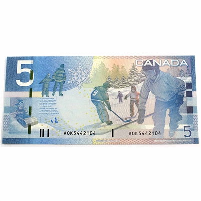 BC-67a 2006 Canada $5 Jenkins-Dodge, AOK, CUNC