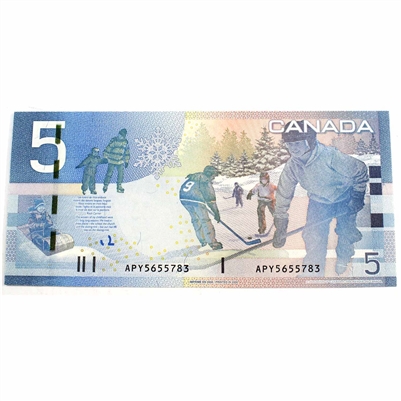 BC-67b 2008 Canada $5 Jenkins-Carney, APY, CUNC