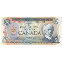 BC-48a 1972 Canada $5 Bouey-Rasminsky, CA, AU-UNC