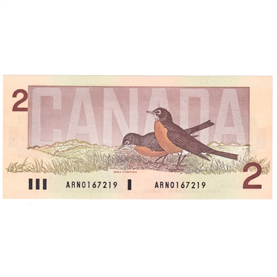 BC-55a 1986 Canada $2 Crow-Bouey, ARN, CUNC