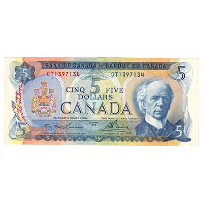 BC-48b 1972 Canada $5 Lawson-Bouey, CT, AU