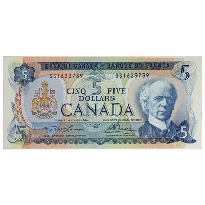 BC-48b 1972 Canada $5 Lawson-Bouey, SS, UNC