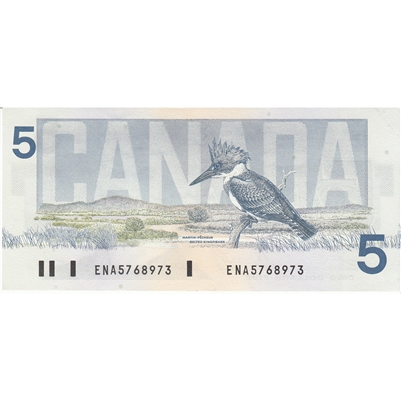 BC-56a 1986 Canada $5 Crow-Bouey, ENA, UNC