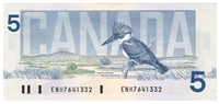 BC-56a 1986 Canada $5 Crow-Bouey, ENH, AU