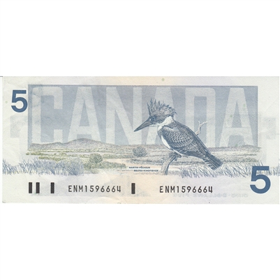 BC-56a 1986 Canada $5 Crow-Bouey, ENM, circ