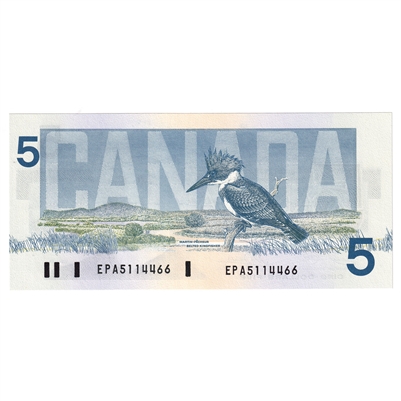 BC-56a-i 1986 Canada $5 Crow-Bouey, EPA, CUNC