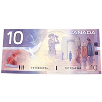 BC-63a 2000 Canada $10 Knight-Thiessen, FDT, CUNC
