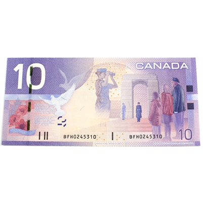 BC-68b 2008 Canada $10 Jenkins-Carney, BFH, CUNC