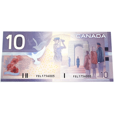 BC-63b 2002 Canada $10 Knight-Dodge, FEL, UNC