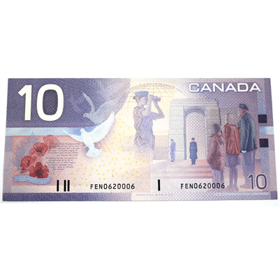 BC-63b 2002 Canada $10 Knight-Dodge, FEN, AU-UNC