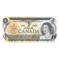 BC-46aA 1973 Canada $1 Lawson-Bouey, *AN, F-VF